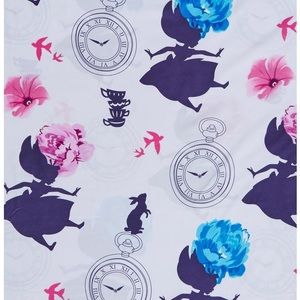 Disney Alice In Wonderland Floral Full Sheet Set
